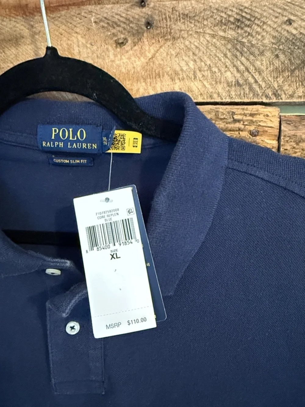 NWT Polo Ralph Lauren Cotton Mesh Polo Shirt Custom Slim Fit
